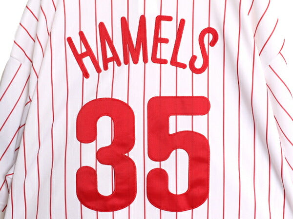 USA製 MLB オフィシャル Majestic フィリーズ ベースボール シャツ メンズ XXL / ユニフォーム ゲームシャツ メジャーリーグ 大リーグ 限定
