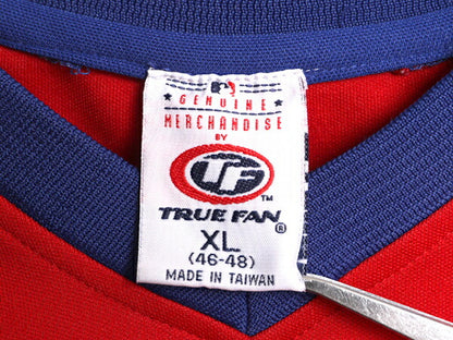MLB オフィシャル TRUE FAN フィリーズ ベースボール シャツ メンズ XL / 古着 ゲームシャツ ユニフォーム メジャーリーグ 半袖シャツ 野球