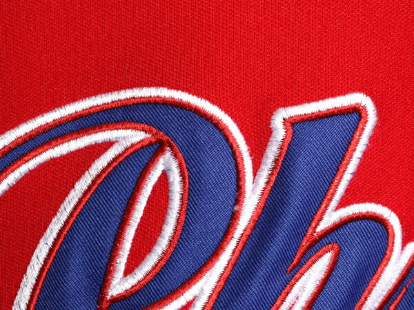 MLB オフィシャル TRUE FAN フィリーズ ベースボール シャツ メンズ XL / 古着 ゲームシャツ ユニフォーム メジャーリーグ 半袖シャツ 野球
