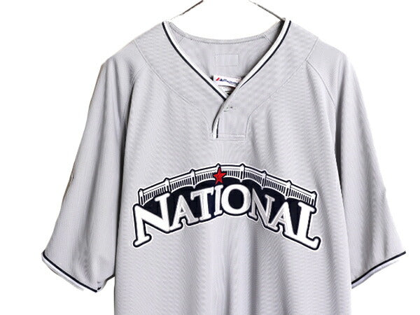 USA製 MLB オフィシャル Majestic オールスターゲーム 半袖 ベースボール シャツ メンズ XL / ゲームシャツ 半袖シャツ ユニフォーム 限定