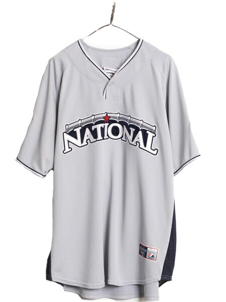 USA製 MLB オフィシャル Majestic オールスターゲーム 半袖 ベースボール シャツ メンズ XL / ゲームシャツ 半袖シャツ ユニフォーム 限定