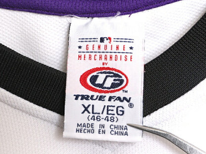 MLB オフィシャル TRUE FAN ダイヤモンドバックス 半袖 ベースボール シャツ メンズ XL / 古着 ゲームシャツ ユニフォーム 半袖シャツ 野球