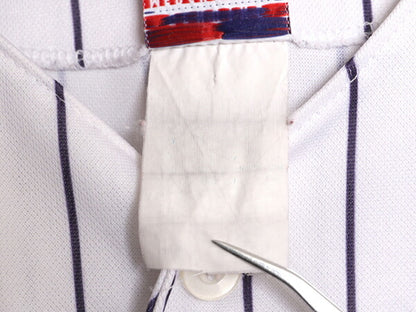 MLB オフィシャル Majestic ロッキーズ ベースボール シャツ メンズ L 程 古着 ユニフォーム ゲームシャツ メジャーリーグ 半袖シャツ 野球