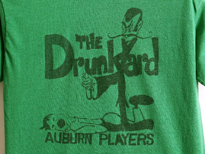 70s 80s ビンテージ ■ キャラクター 染み込み プリント 半袖 Tシャツ ( メンズ XS レディース S 程)古着 70年代 80年代 ビンテージ キャラ