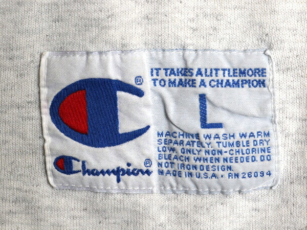 90s USA製 チャンピオン ベースボール シャツ メンズ L オールド ユニフォーム ゲームシャツ 半袖シャツ 重ね着 ヘビーウェイト スクリプト