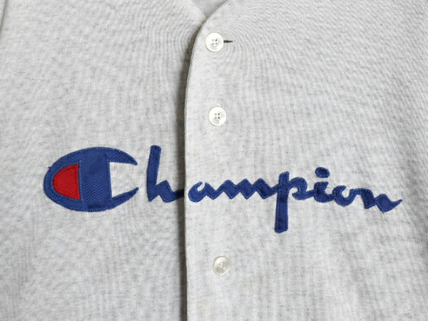 90s USA製 チャンピオン ベースボール シャツ メンズ L オールド ユニフォーム ゲームシャツ 半袖シャツ 重ね着 ヘビーウェイト スクリプト