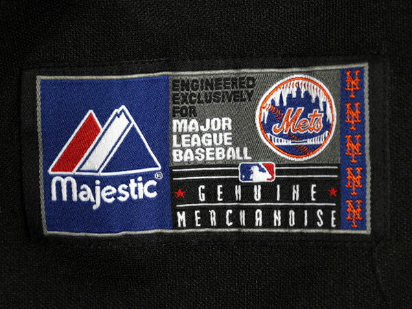 メッツ ベースボール シャツ メンズ XXL / MLB オフィシャル マジェスティック 大リーグ ユニフォーム ゲームシャツ 大きいサイズ ジャージ