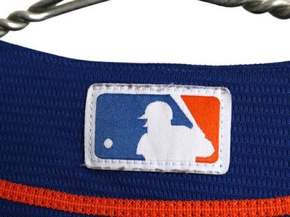 メッツ ベースボール シャツ メンズ L / MLB オフィシャル マジェスティック 大リーグ ユニフォーム ゲームシャツ 半袖シャツ ジャージ 青