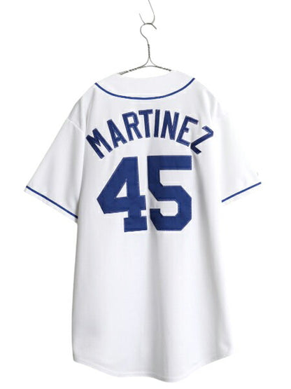 メッツ ベースボール シャツ メンズ L / MLB オフィシャル マジェスティック 大リーグ ユニフォーム ゲームシャツ 半袖シャツ ジャージ 白