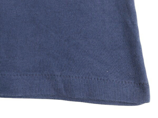 60s USA製 ロバート ブルース ポケット付き 無地 半袖 Tシャツ M 小さめ メンズ S / ヴィンテージ ポケT シングルステッチ スムース素材 紺