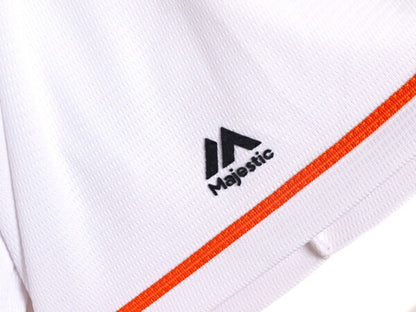USA製 MLB オフィシャル Majestic アストロズ ベースボール シャツ メンズ M / ユニフォーム メジャーリーグ ゲームシャツ 半袖シャツ 野球