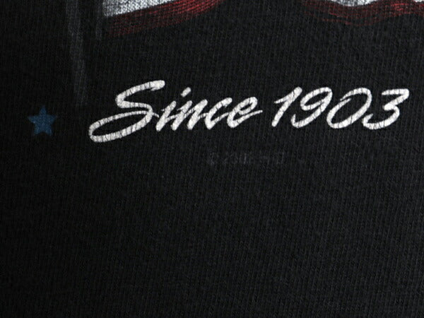 00s USA製 ハーレー ダビッドソン 両面 プリント 半袖 Tシャツ メンズ XL / オールド オフィシャル 星条旗 バイク ヘビーウェイト ブラック