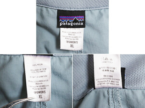 00s 05年製 パタゴニア ゴー II ショーツ レディース XL アウトドア ナイロン ショートパンツ 短パン トレイル ハイキング シンプル カーゴ