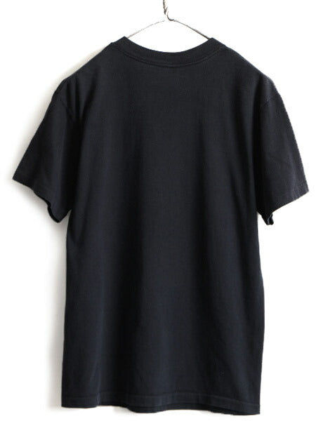 90s USA製 ■ ワーナー タズマニアンデビル プリント 半袖 Tシャツ ( メンズ レディース L ) 古着 90年代 オールド ルーニー テューンズ 黒