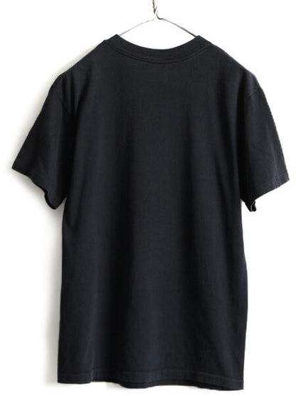 90s USA製 ■ ワーナー タズマニアンデビル プリント 半袖 Tシャツ ( メンズ レディース L ) 古着 90年代 オールド ルーニー テューンズ 黒
