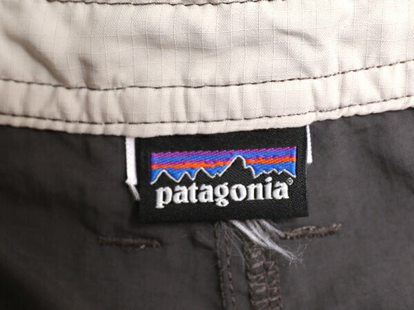 パタゴニア ナイロン ショートパンツ メンズ L 程/ Patagonia アウトドア カーゴ ショーツ 短パン トレイル クライミング 灰 半パン グレー