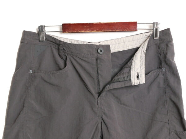 パタゴニア ナイロン ショートパンツ メンズ L 程/ Patagonia アウトドア カーゴ ショーツ 短パン トレイル クライミング 灰 半パン グレー