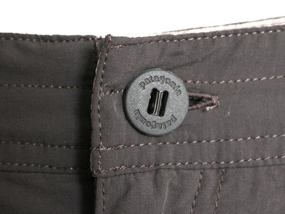 パタゴニア ナイロン ショートパンツ メンズ L 程/ Patagonia アウトドア カーゴ ショーツ 短パン トレイル クライミング 灰 半パン グレー