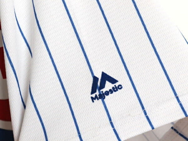カブス ベースボール シャツ メンズ XL / MLB オフィシャル マジェスティック 大リーグ ユニフォーム ゲームシャツ ジャージ 大きいサイズ