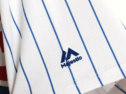 カブス ベースボール シャツ メンズ XL / MLB オフィシャル マジェスティック 大リーグ ユニフォーム ゲームシャツ ジャージ 大きいサイズ