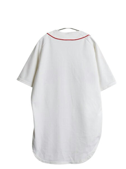 USA製 レッドソックス ベースボール シャツ メンズ XL 程/ MLB オフィシャル ローリングス 大リーグ ユニフォーム 半袖シャツ 大きいサイズ