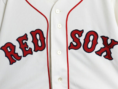 USA製 レッドソックス ベースボール シャツ メンズ XL 程/ MLB オフィシャル ローリングス 大リーグ ユニフォーム 半袖シャツ 大きいサイズ
