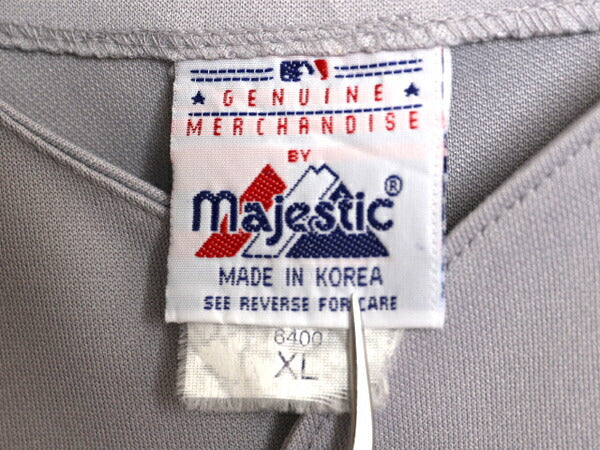 レッドソックス ベースボール シャツ メンズ XL / 古着 MLB オフィシャル マジェスティック 大リーグ ユニフォーム ゲームシャツ ジャージ