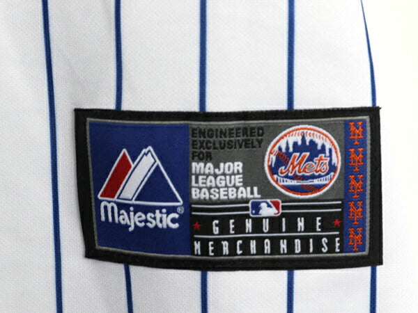 メッツ ベースボール シャツ メンズ XXL / MLB オフィシャル マジェスティック 大リーグ ユニフォーム ゲームシャツ ジャージ 大きいサイズ