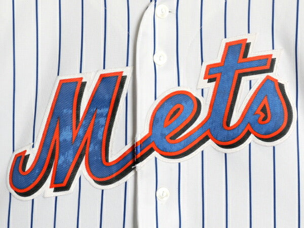 メッツ ベースボール シャツ メンズ XXL / MLB オフィシャル マジェスティック 大リーグ ユニフォーム ゲームシャツ ジャージ 大きいサイズ