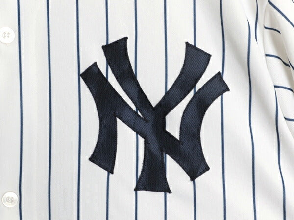 ヤンキース ベースボール シャツ メンズ XL / MLB オフィシャル マジェスティック 大リーグ ユニフォーム ゲームシャツ 重ね着 半袖シャツ