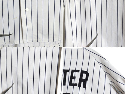 USA製 ヤンキース ベースボール シャツ メンズ XXL MLB オフィシャル マジェスティック 大リーグ ユニフォーム ゲームシャツ 大きいサイズ
