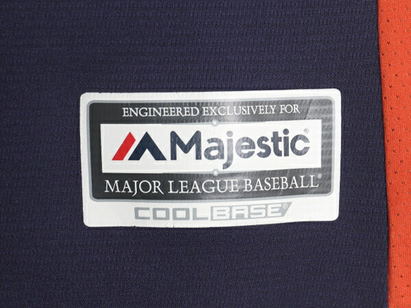 アストロズ ベースボール シャツ メンズ S / MLB オフィシャル マジェスティック 大リーグ ユニフォーム ゲームシャツ ジャージ 半袖シャツ