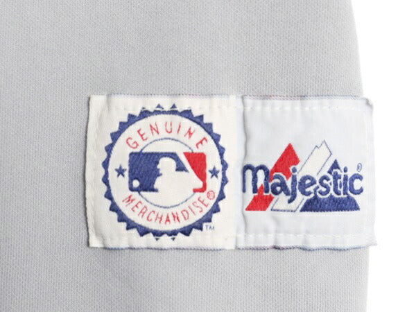 USA製 メッツ ベースボール シャツ メンズ XXL 程/ 古着 MLB オフィシャル マジェスティック 大リーグ ユニフォーム ジャージ 大きいサイズ