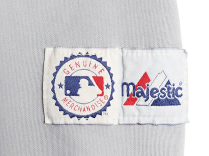 USA製 メッツ ベースボール シャツ メンズ XXL 程/ 古着 MLB オフィシャル マジェスティック 大リーグ ユニフォーム ジャージ 大きいサイズ
