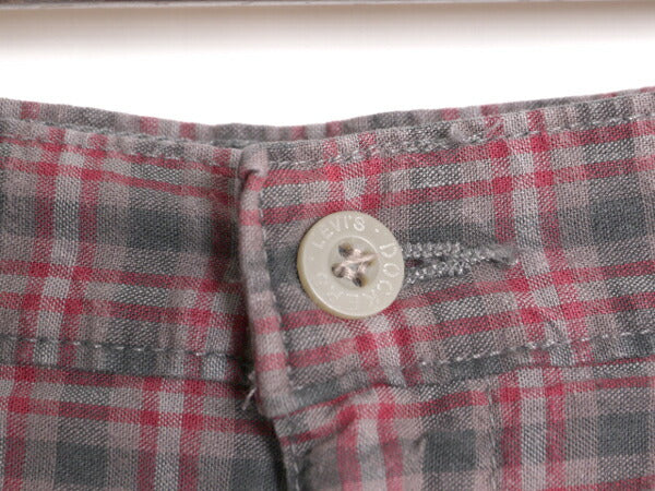 90s 00s USA製 ドッカーズ リーバイス チェック ショートパンツ メンズ 36 / オールド LEVIS DOCKERS 短パン ツータック ショーツ コットン