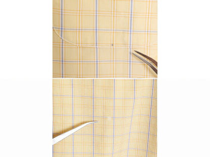 ブルックスブラザーズ チェック 半袖 ボタンダウン シャツ メンズ L / 古着 Brooks Brothers 半袖シャツ コットン ノーアイロン ワイシャツ