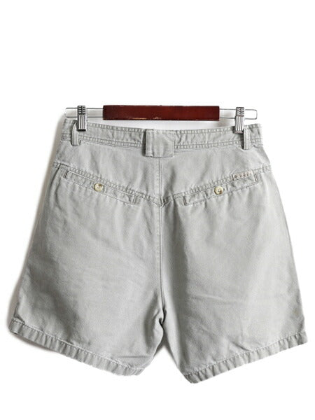 00s ■ コロンビア ブッシュ ショートパンツ 10 レディース M 程/ 00年代 Columbia ショーツ 短パン アウトドア サファリ フィッシング 灰