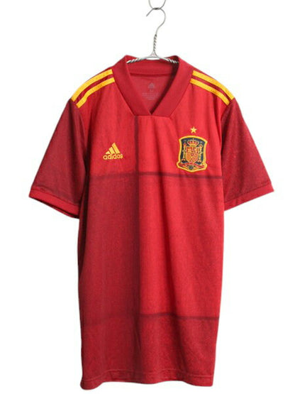 アディダス スペイン 代表 サッカー ユニフォーム メンズ M / 正規品 2020 ユーロ モデル 当時物 レプリカ オフィシャル Tシャツ ジャージ