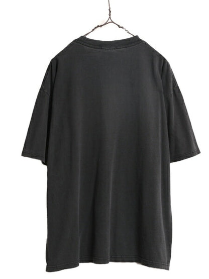 00s ジョーク メッセージ プリント 半袖 Tシャツ メンズ XL 00年代 オールド 半袖Tシャツ ヘビーウェイト コットン 大きいサイズ ブラック
