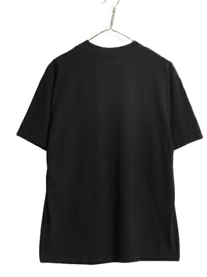 00s ジョーク メッセージ プリント 半袖 Tシャツ メンズ L / 00年代 オールド プリントT ヘビーウェイト グラフィック コットン ブラック