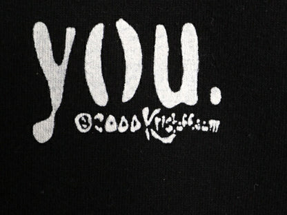 00s ジョーク メッセージ プリント 半袖 Tシャツ メンズ L / 00年代 オールド プリントT ヘビーウェイト グラフィック コットン ブラック