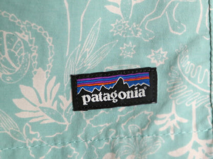 19年製 パタゴニア バギーズ ショーツ レディース XL Patagonia ナイロン ショートパンツ スイムショーツ 短パン 水陸両用 ハワイアン 総柄