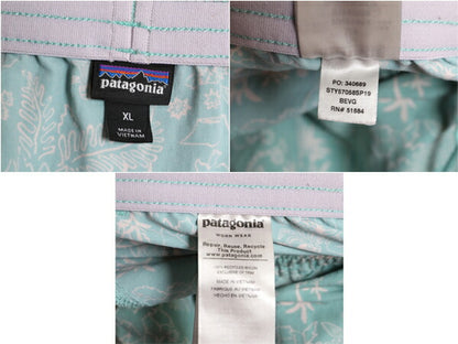 19年製 パタゴニア バギーズ ショーツ レディース XL Patagonia ナイロン ショートパンツ スイムショーツ 短パン 水陸両用 ハワイアン 総柄