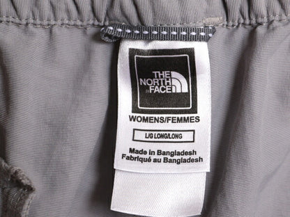ノースフェイス ナイロン カーゴ ショート パンツ レディース L 古着 The North Face ショーツ 短パン 半パン アウトドア ワンポイント 灰