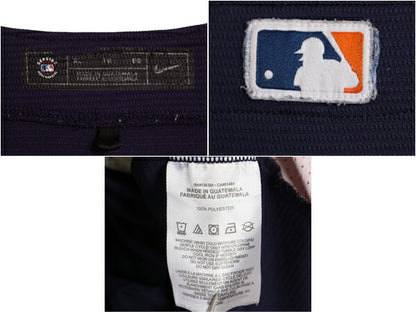 アストロズ ベースボール シャツ メンズ XL / MLB オフィシャル ナイキ 大リーグ ユニフォーム ゲームシャツ 半袖シャツ スウッシュ 重ね着