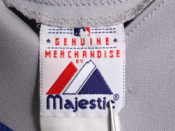 MLB オフィシャル Majestic メッツ ベースボール シャツ メンズ XXL 程 ユニフォーム ゲームシャツ メジャーリーグ 野球 半袖シャツ 重ね着