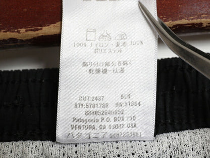 パタゴニア バギーズ ショーツ メンズ L 古着 08年製 アウトドア ナイロン スイム サーフ ショートパンツ 短パン 水陸両用 インナー付き 黒