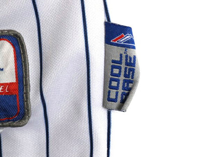 メッツ ベースボール シャツ メンズ XL 程 MLB オフィシャル マジェスティック 大リーグ ユニフォーム ゲームシャツ ジャージ 大きいサイズ