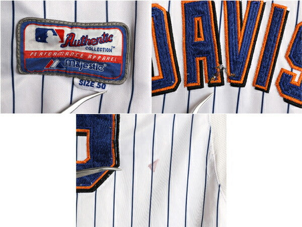 メッツ ベースボール シャツ メンズ XL 程 MLB オフィシャル マジェスティック 大リーグ ユニフォーム ゲームシャツ ジャージ 大きいサイズ