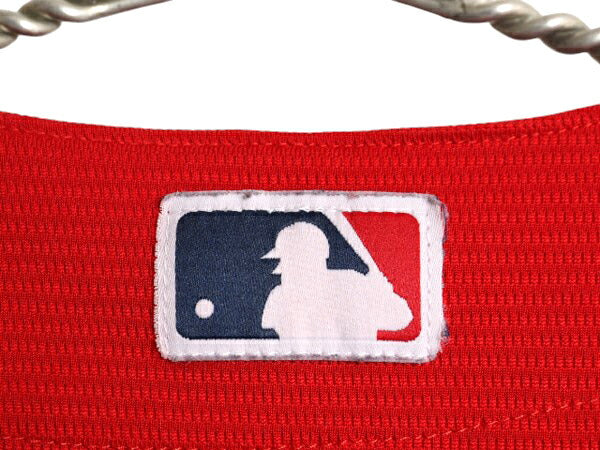レッドソックス ベースボール シャツ メンズ S / MLB オフィシャル マジェスティック 大リーグ ユニフォーム ゲームシャツ ジャージ 重ね着